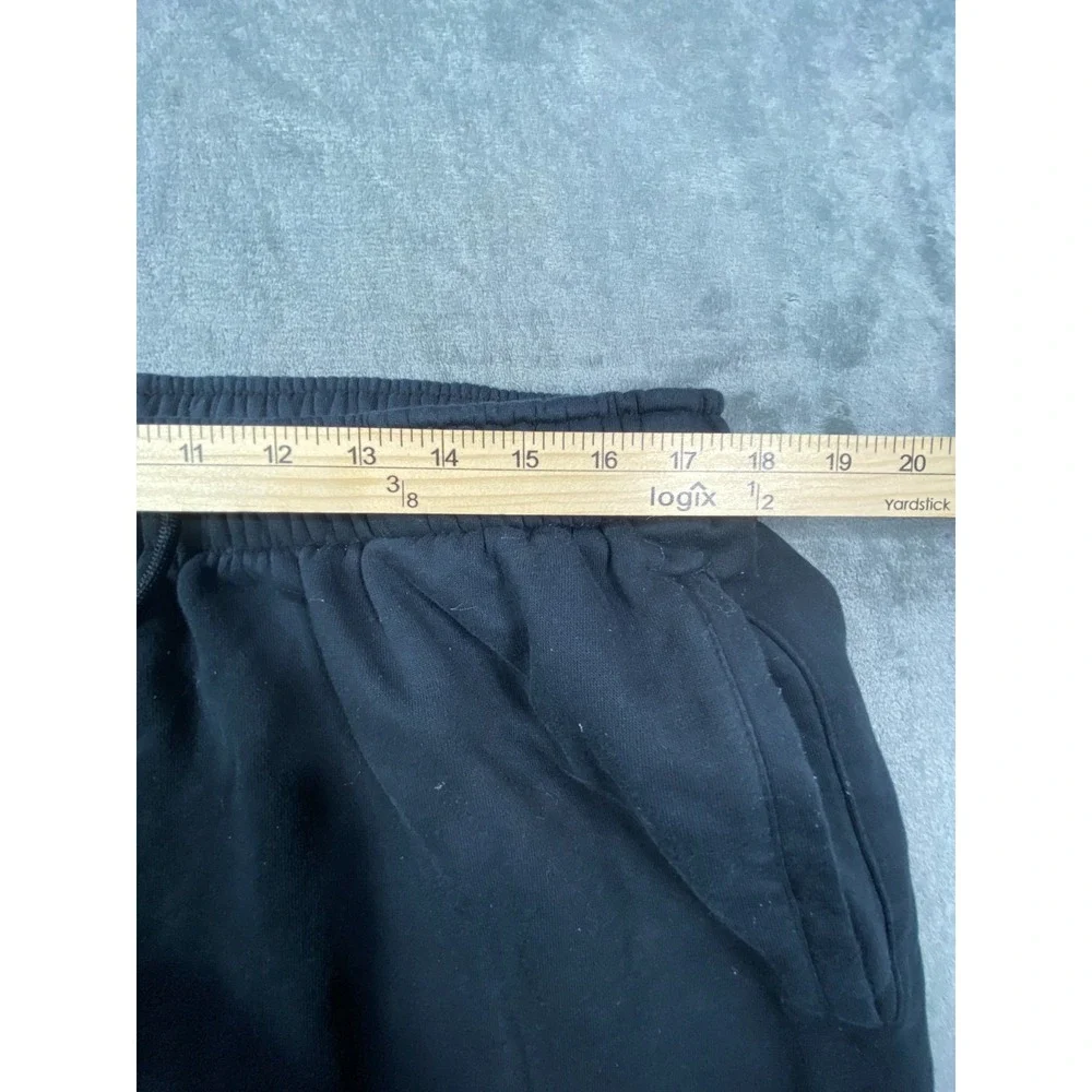 Nike Jordan Pants Mens 2XL XXL Flight Essentials Fleece Baseline Black Joggers